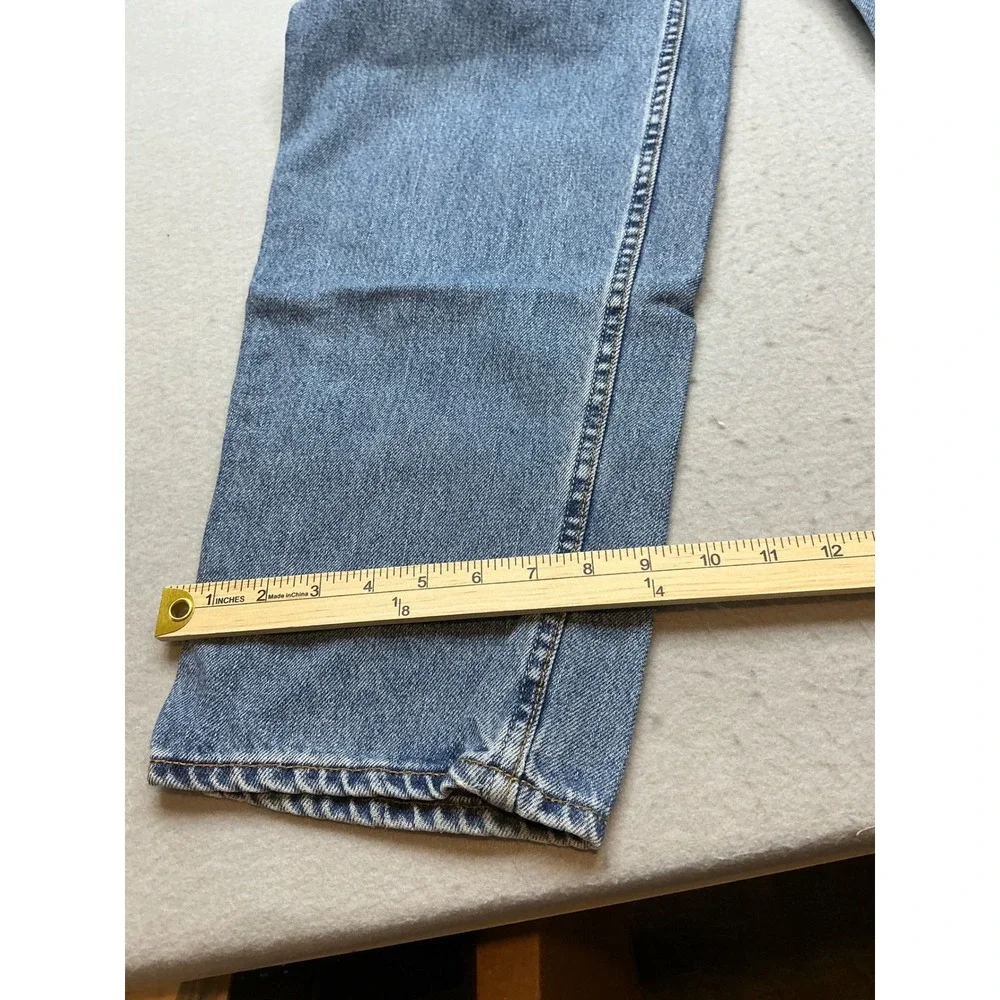 Levi's Vintage Made in USA 560 Comfort Fit Jeans Loose Tapered 36x32‎ Blue Denim